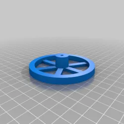 Wheel for steam tank