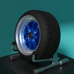 Work Equip 03 style rims 1/64