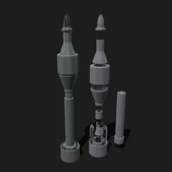 WW2 Panzerschreck rocket 8.8 cm R PzB Gr. 4322