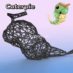 010 Caterpie Pokemon Wiremon Figure