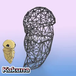#014 Kakuna Pokemon Wiremon Figure