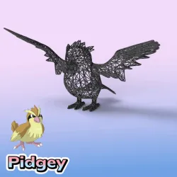 016 Pidgey Pokemon Wiremon Figure