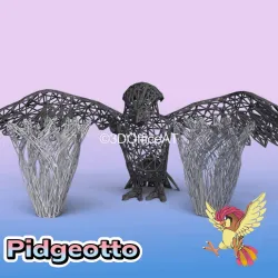 #017 Pidgeotto Pokemon Wiremon Figure