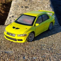 02 Lancer Evolution VII Body Shell (Xmod and MiniZ)