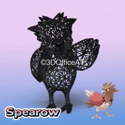 021 Spearow Pokemon Wiremon Figure