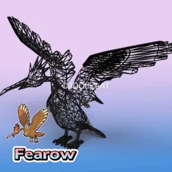 #022 Fearow Pokemon Wiremon Figure