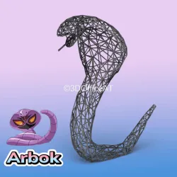 024 Arbok Pokemon Wiremon Figure