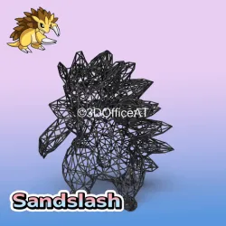 #028 Sandslash Pokemon Wiremon Figure