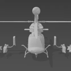 1:100 OH-58 Kiowa Multi-Role Helictoper