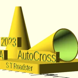 2 CONE AUTOCROSS EVENT TROPHIES 2023 SEASON Touring CLASSES