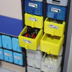 3D printed DIY Component Organizers