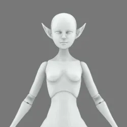 3D printed doll model