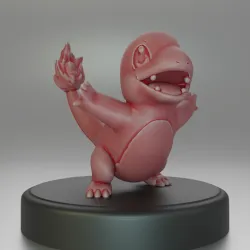4- Charmander Pokemon Figure