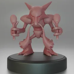 65- Alakazam Pokemon Figure