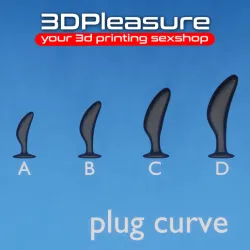 anal plug model CURVE