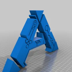 Ark Survival Evolved hollow logo for leds
