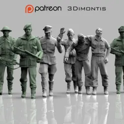 british soldiers and captured