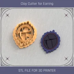 Broken Mirror Mystical & Occult Polymer Clay Cutters