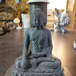 Buddha lamp holder