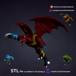 Bullzeye / Extreme dinosaurs fanart