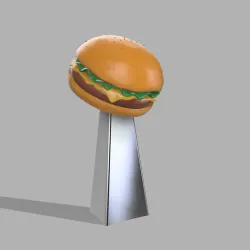 Burger Trophy (Super Bowl / Vince Lombardi Trophy Design)