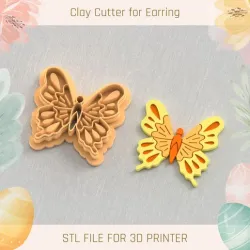 Butterfly Easter Polymer Clay Cutters