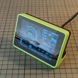 Case (desktop) for *WT32-SC01 Plus* by wireless-tag an (ESP32 development board With 3.5 Inch LCD IPS Display Touch Screen)