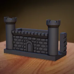 Castle Themed Nintendo Switch Docking Station - 3D Model