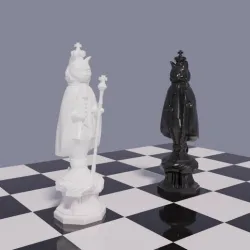 Cat Chess king