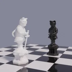 Cat Chess knight