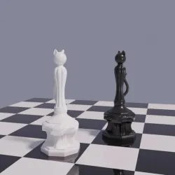Cat Chess pawn