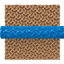 CLAY ROLLER / POTTERY ROLLER/CLAY ROLLING PIN/GEOMETRIC PATTERN CUTTER