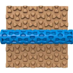 CLAY ROLLER / POTTERY ROLLER/CLAY ROLLING PIN/GEOMETRIC PATTERN CUTTER