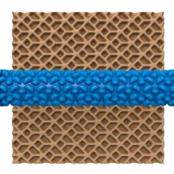 CLAY ROLLER / POTTERY ROLLER/CLAY ROLLING PIN/GEOMETRIC PATTERN CUTTER