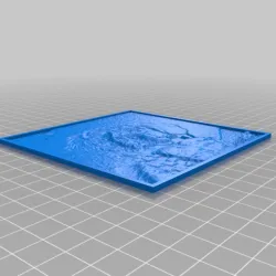 Coco Lithophane (parametrized length and thickness)