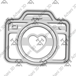 Cookie Cutter - Camera with heart