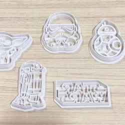 Cookie cutter StarWars x5