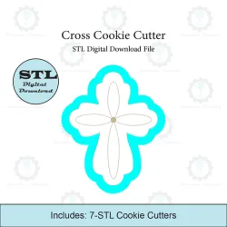 Cross Cookie Cutter | STL File