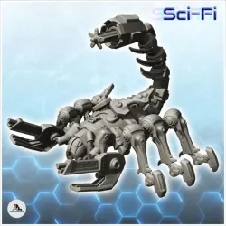 Cudmos scorpio combat robot (16) - Future Sci-Fi SF Post apocalyptic Tabletop Scifi