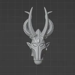 Dark Space Elves - Master Daemon Helmet
