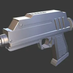 DC-17 Blaster Pistol - For 1/12 Scale Star Wars Figures