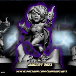 DEATH chibi marvel united