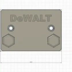 DeWALT wall holder