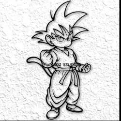 Dragon Ball Z Goku Anime Wall Art