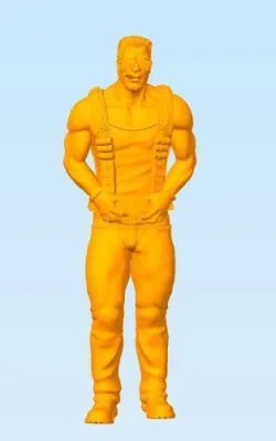 Duke Nuken stand full figure 1/18 scale - 10 cm