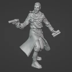 Dust 1947 - Allies - Lieutenant David Bonner "The Priest" Proxy