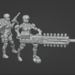 Dust 1947 - IJN - Ninja RailGun Team Proxy