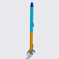E Engine Model Rocket