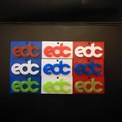 EDC Keychain (Electric Daisy Carnival)