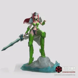 ERZA SEA EMPRESS STL READY FOR 3D PRINTING